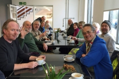 Welcome refreshments after litter picking - Feb 2016